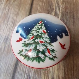 Vintage Christmas Trinket Box